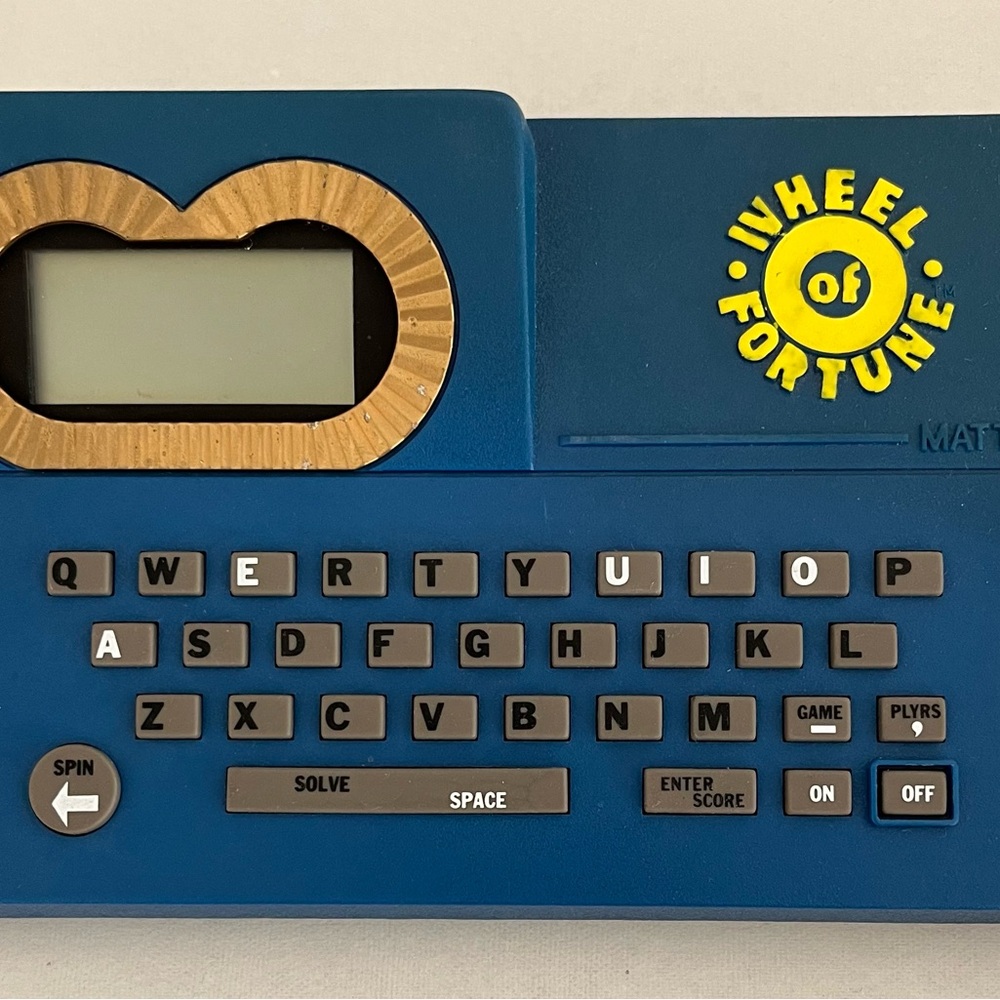 Mattel Wheel of Fortune Interactive Handheld Game, Brand New
